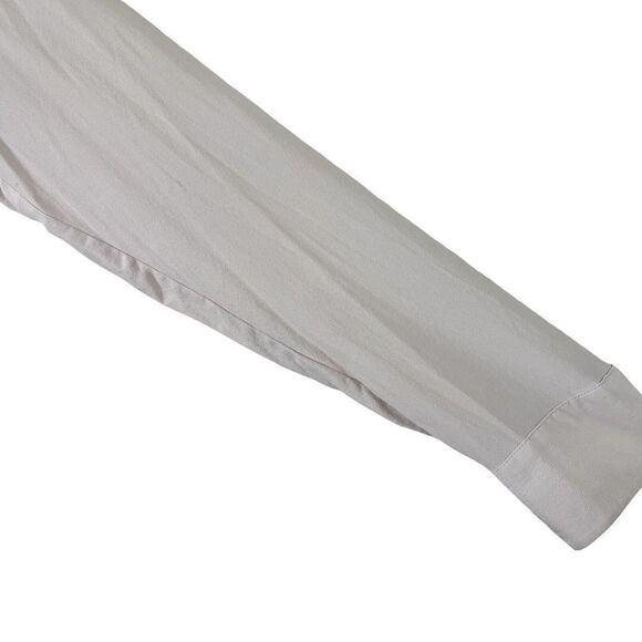 Leo & Sage Large Silk Blouse Tunic Button Front Long Sleeve Top Womens - Picture 8 of 14